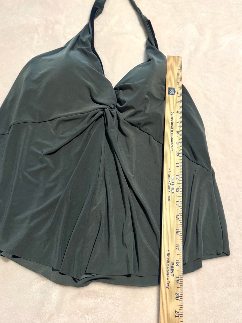 Magicsuit Mallory Halter Soft Cup Tankini Swim Suit In Military Green Women’s 16 - Picture 9 of 11